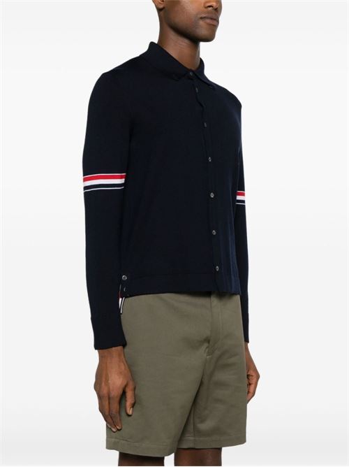 RWB intarsia cardigan THOM BROWNE | MKL005AY1002415